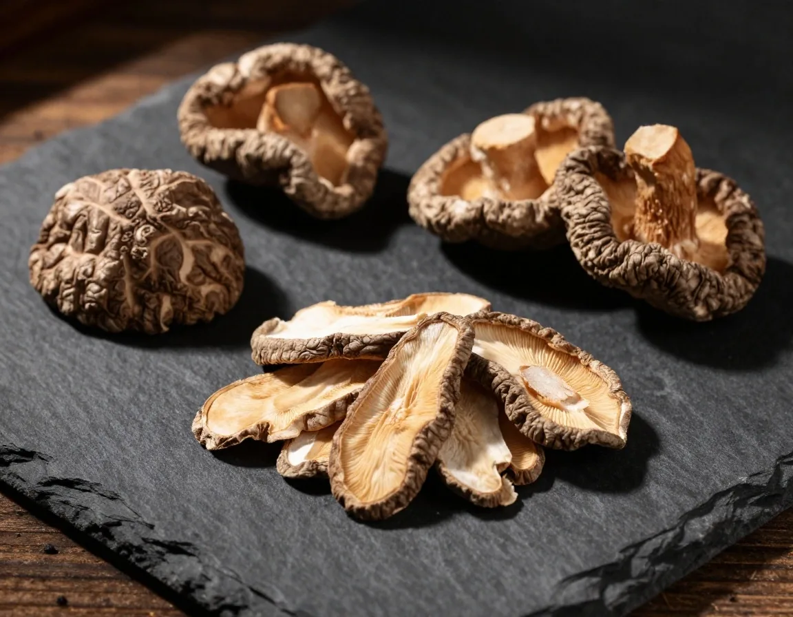 Dried mushrooms as a natural vitamin D source